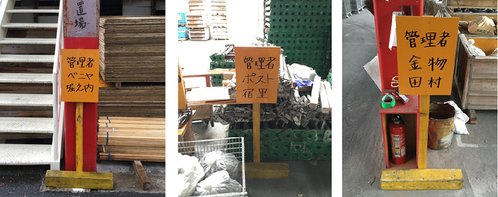 管理者 看板 標識